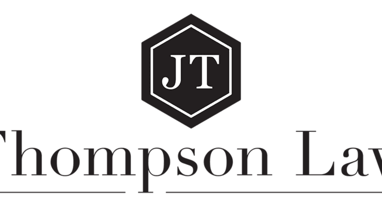 Announcing Thompson Law as my newest sponsor